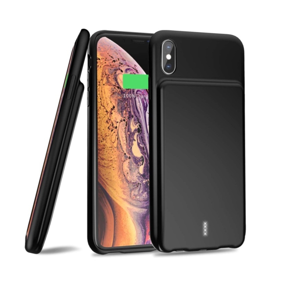 iPhone Xs Max 5000mAh Smart Charging Case Portable Rechargeable Battery Pack